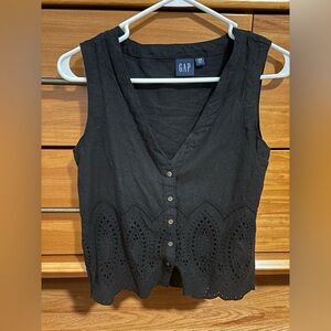 Gap linen vest, xxs